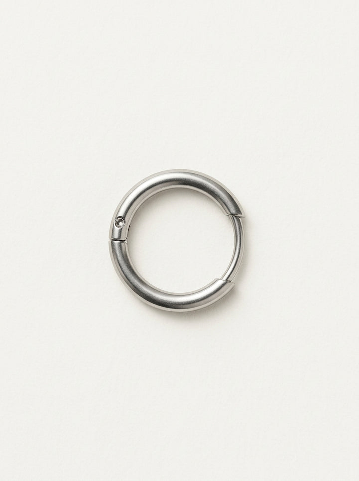 Minimalistische Edelstahl Creolen – Huggie Ohrringe 2,0×10 mm Damen