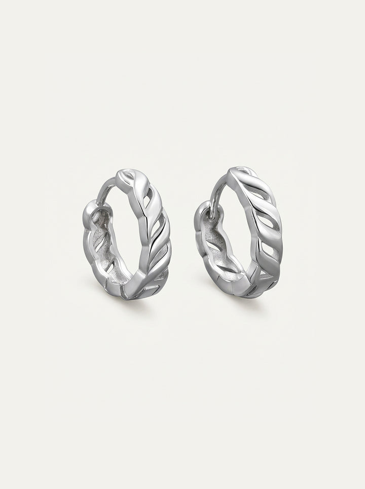 Minimalistischer geometrischer Ear Cuff – Titanstahl Ohrmanschette