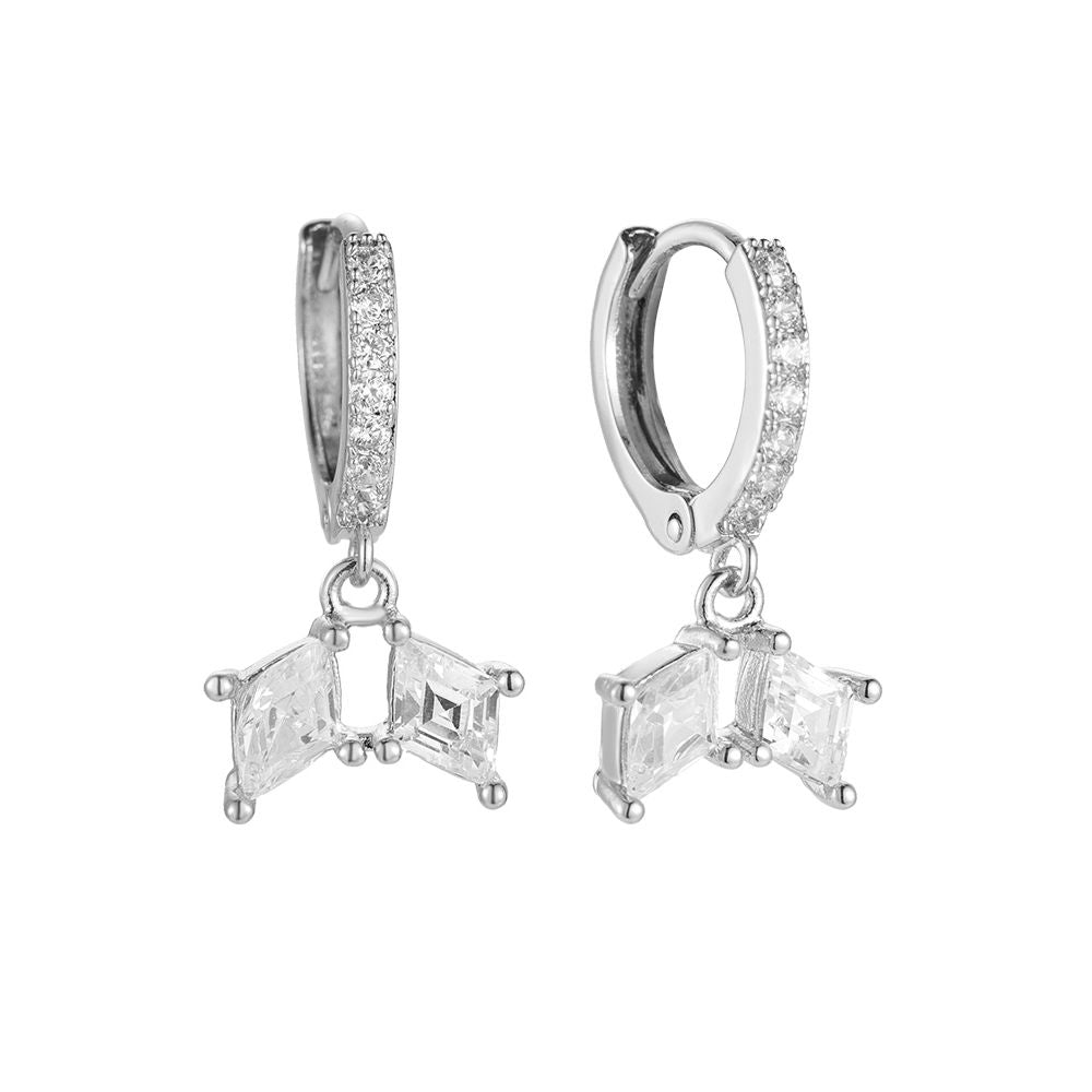 Vibra Diamonds Wings Gold-plated earrings